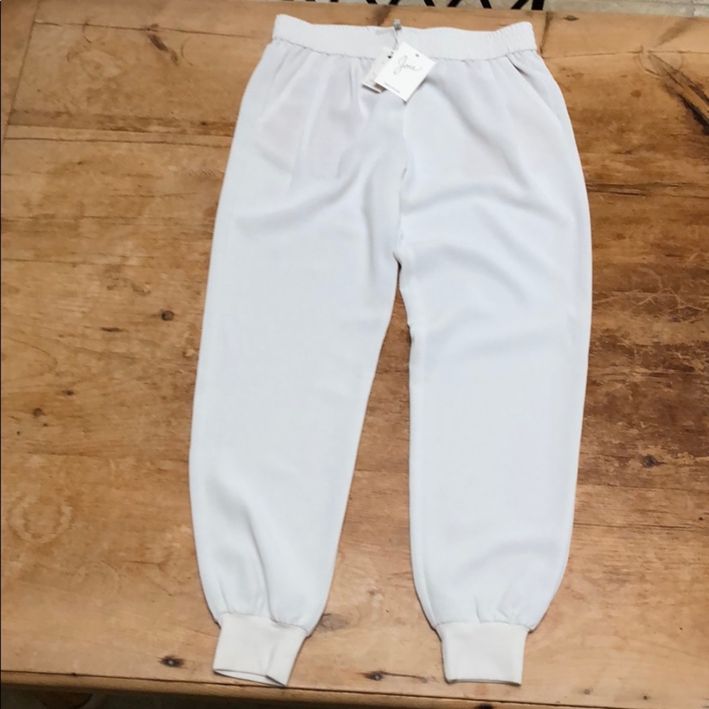 Ivory harem pants